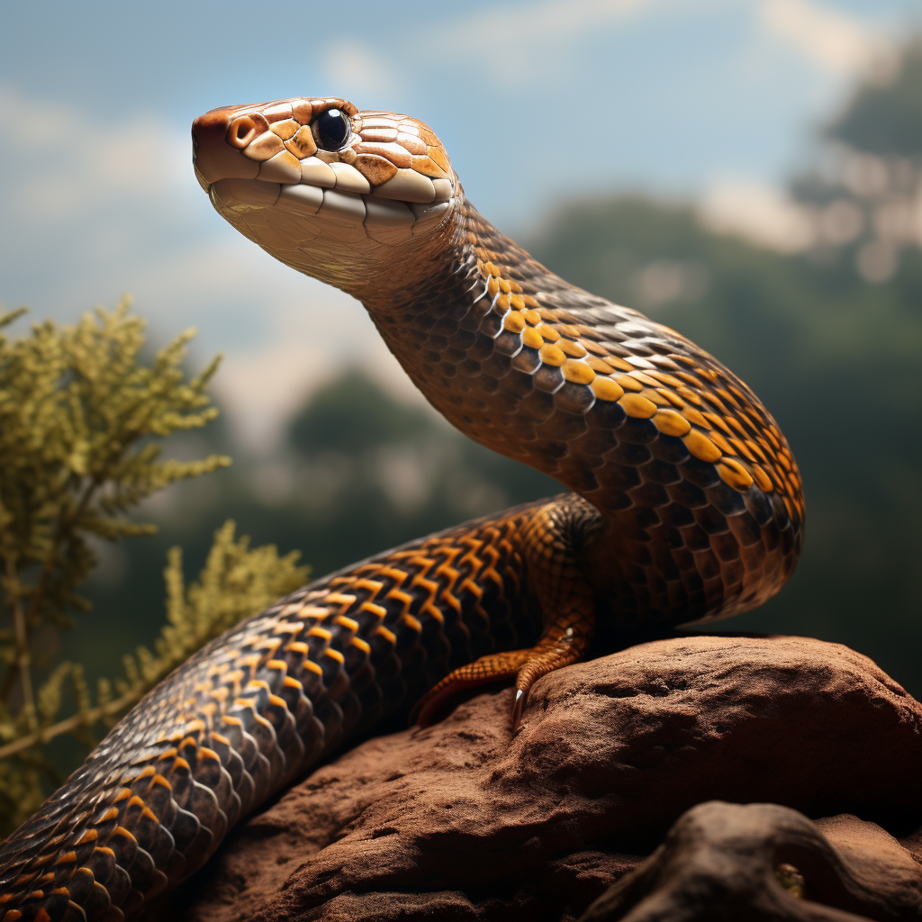 Realistic Inland Taipan Image