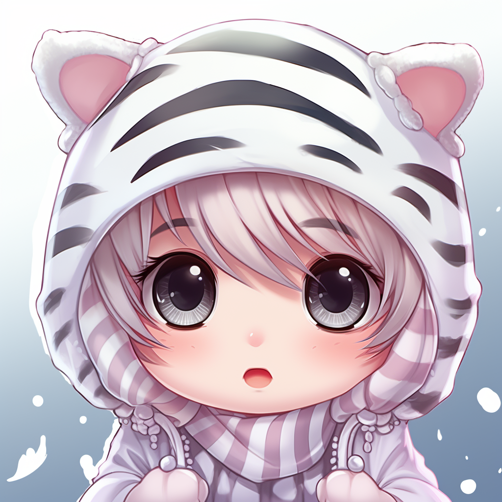 Adorable baby zebra in SNS icon