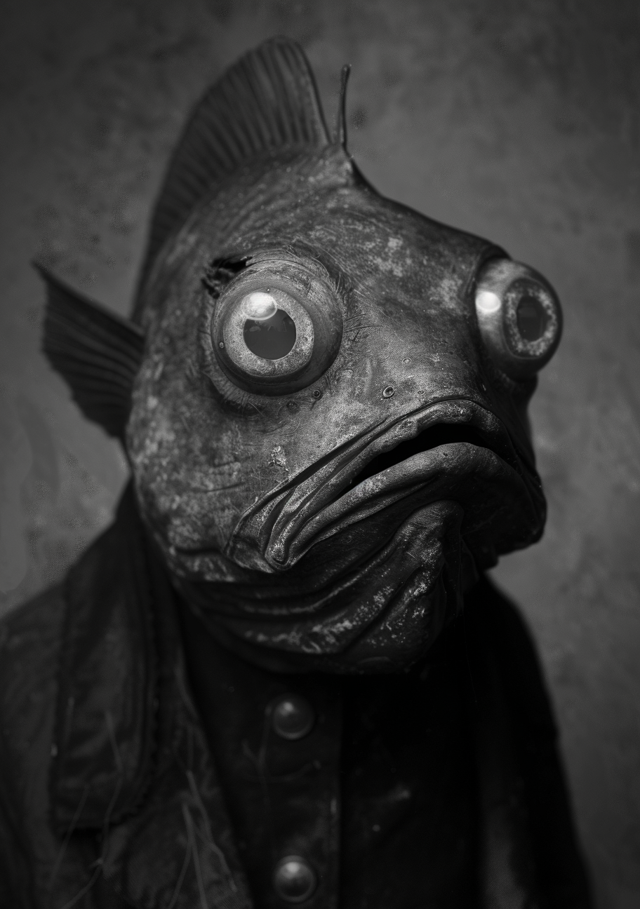 Innsmouth Dead Fish Eyes Portrait