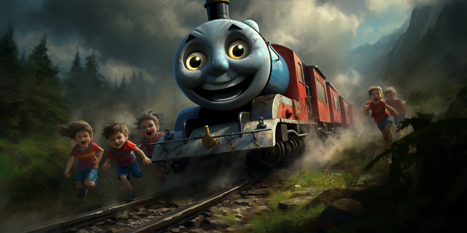 Insane Thomas Train Scaring Kids