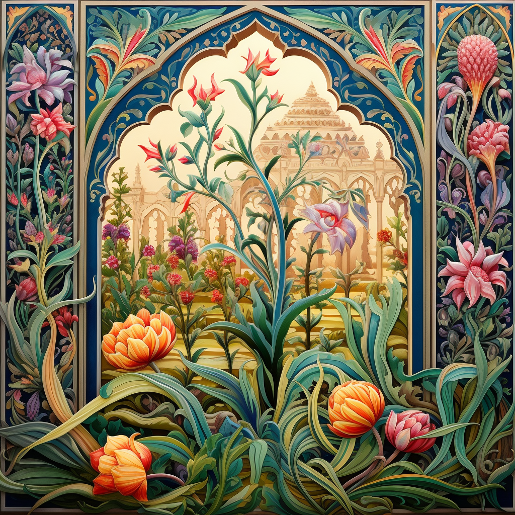 Intricate Detail of Gardens