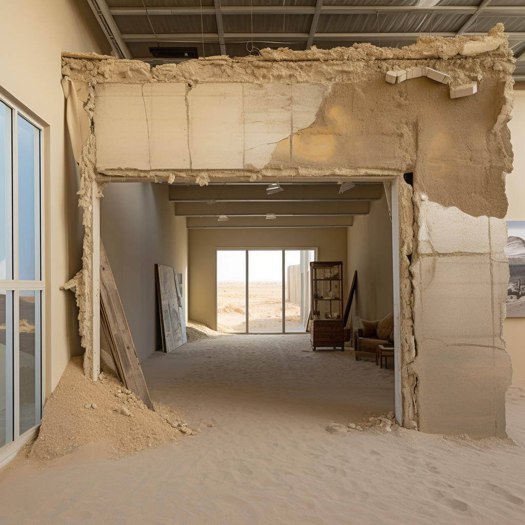 Interior of Bedouin Exploration Center in Sharjah