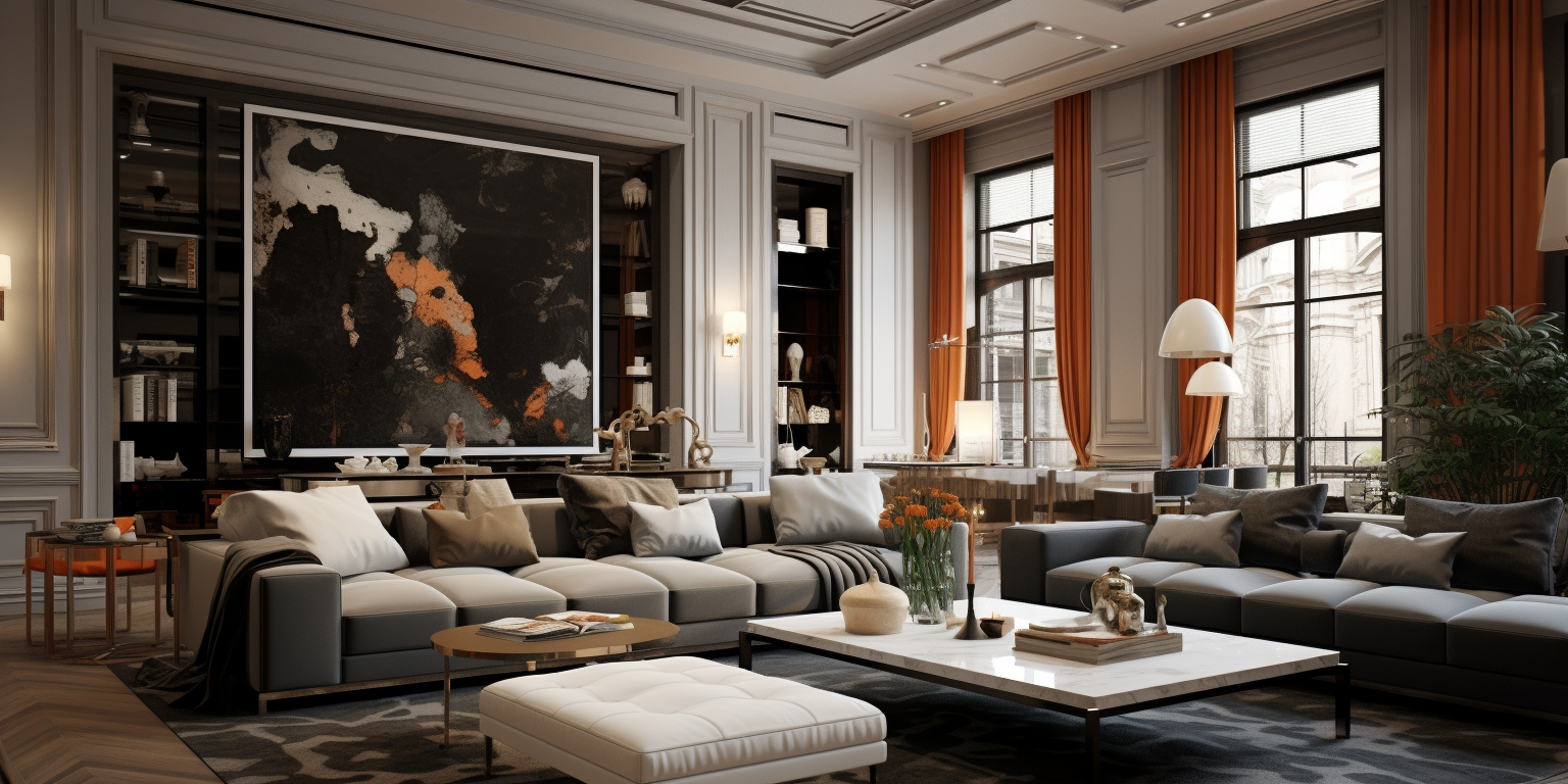 Interior Decoration Modern Classic Style Prompt