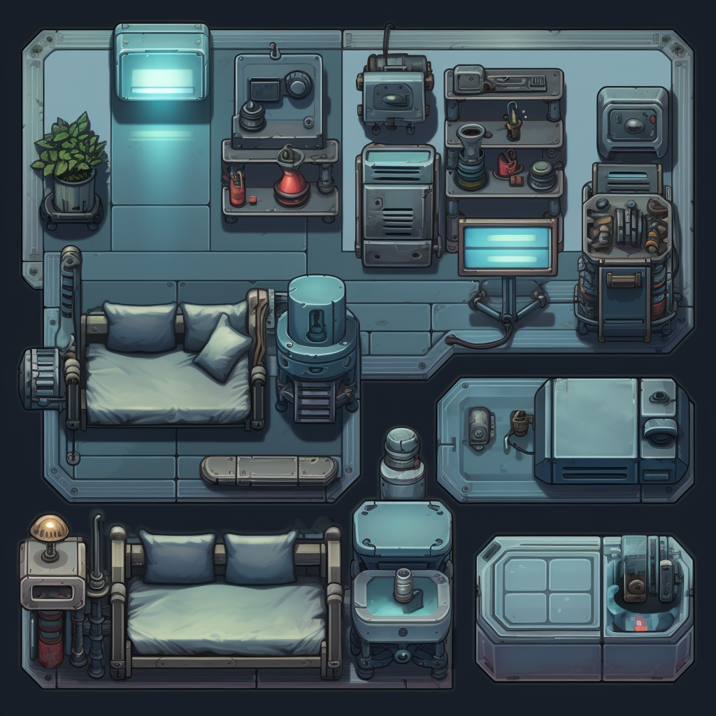 Sci-Fi RPG Furniture Sprite