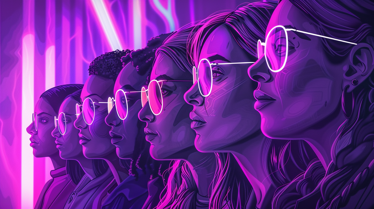 Womens Day Ubisoft Banner Line Art