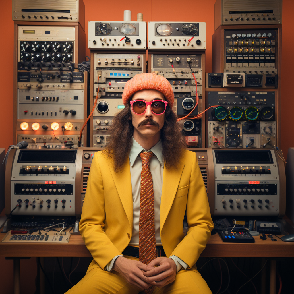 Internet server engineer Wes Anderson working