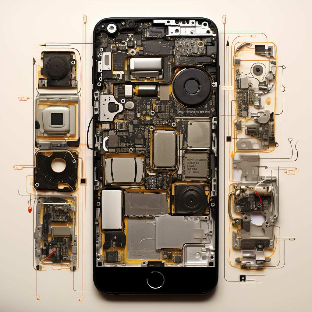 Detailed iPhone Anatomy Diagram