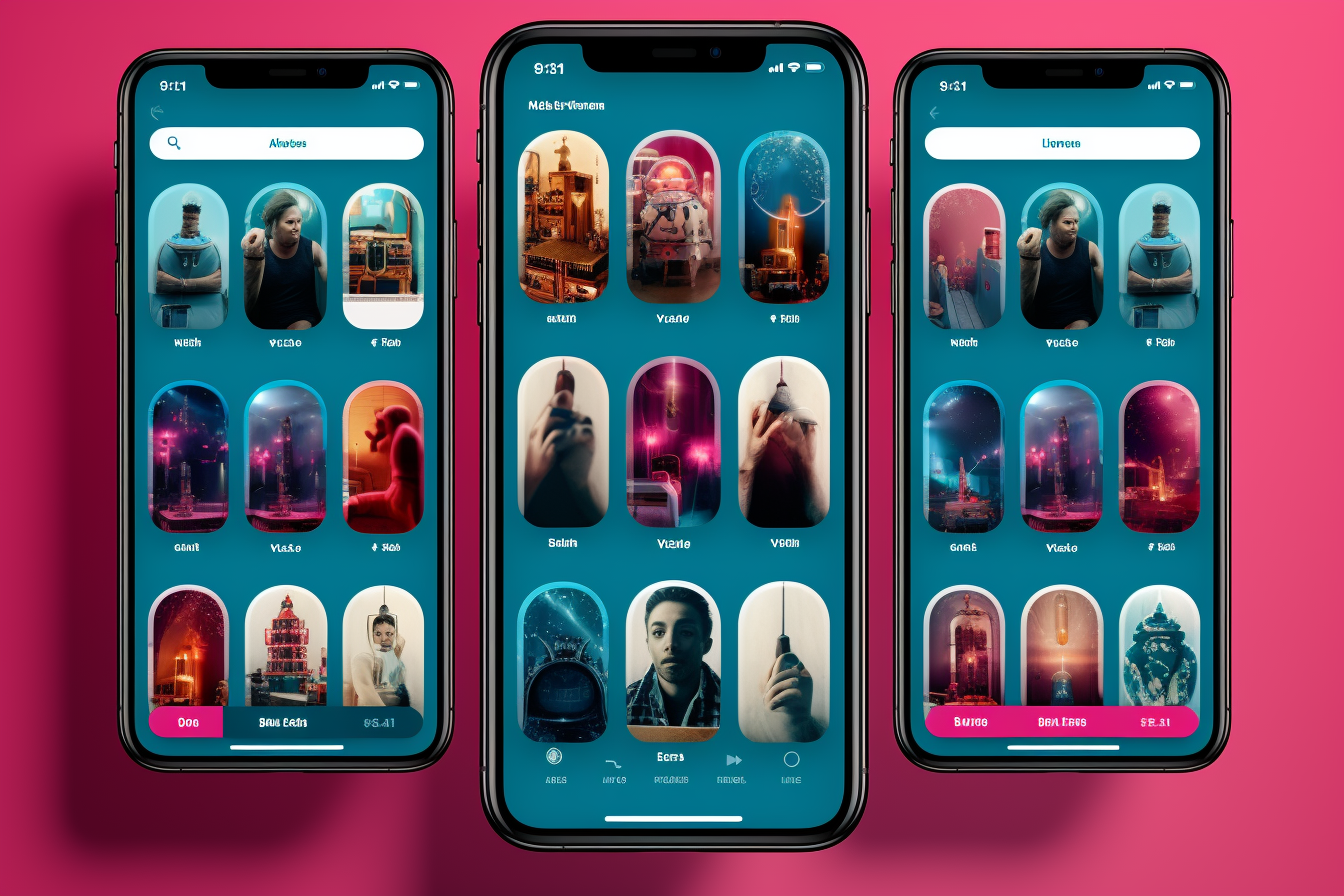 iPhone Mockup Instagram Grid Screenshot