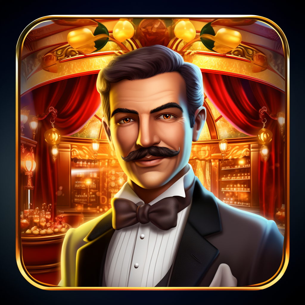 Casino slots on iPhone screen