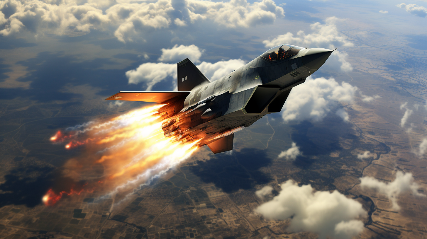 Iron Dome targeting F-35 jet