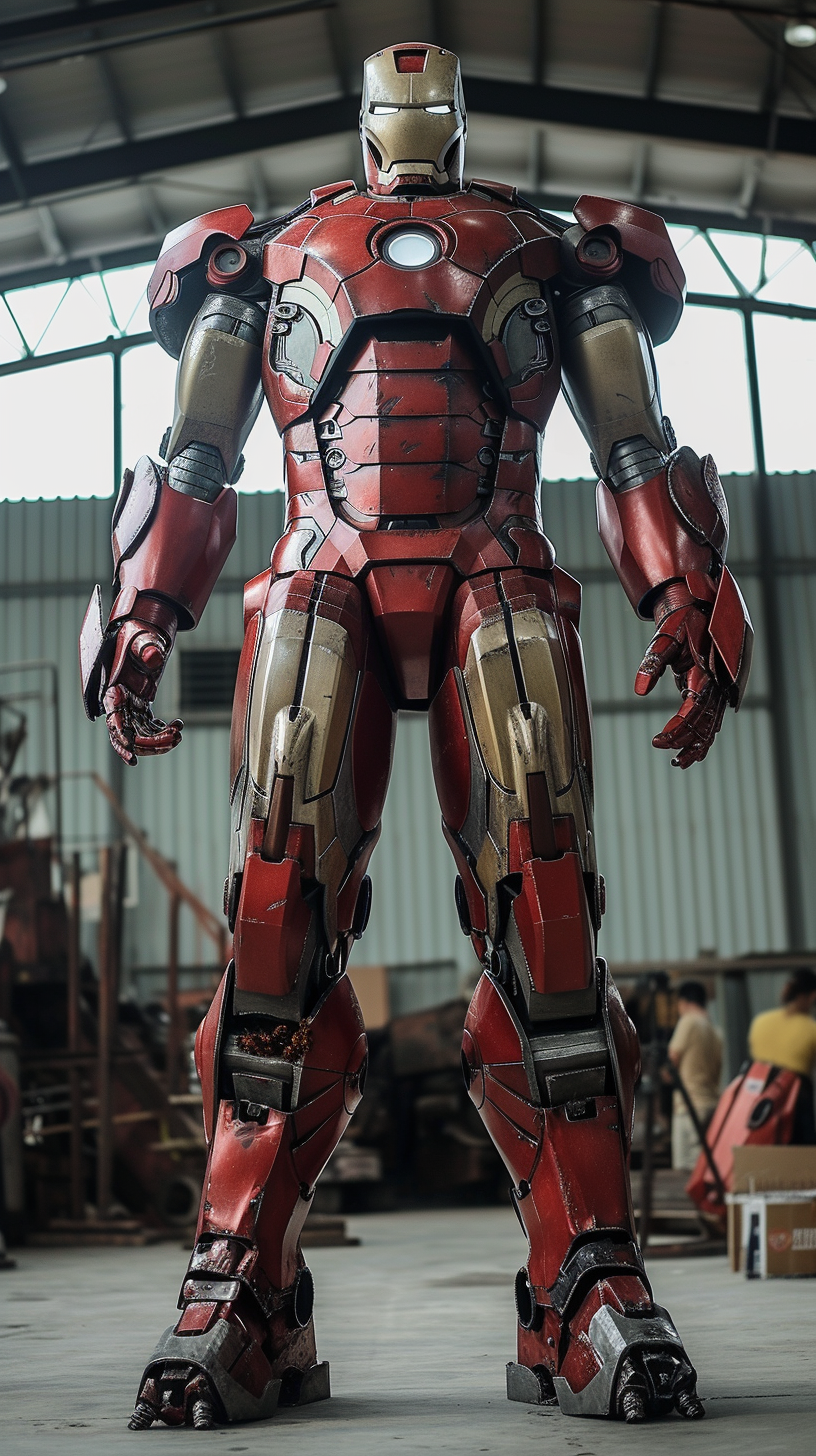 Iron Man with Philippine Characteristics in Armor