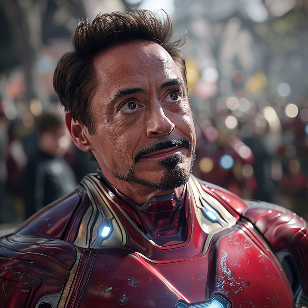 Iron Man Smiling Mask Off