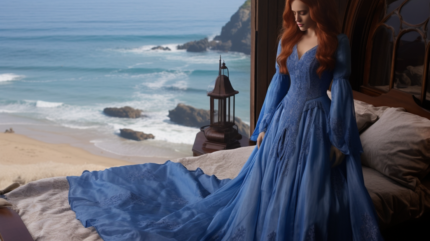 Isla Fisher Cosplay as Lenore on Beach