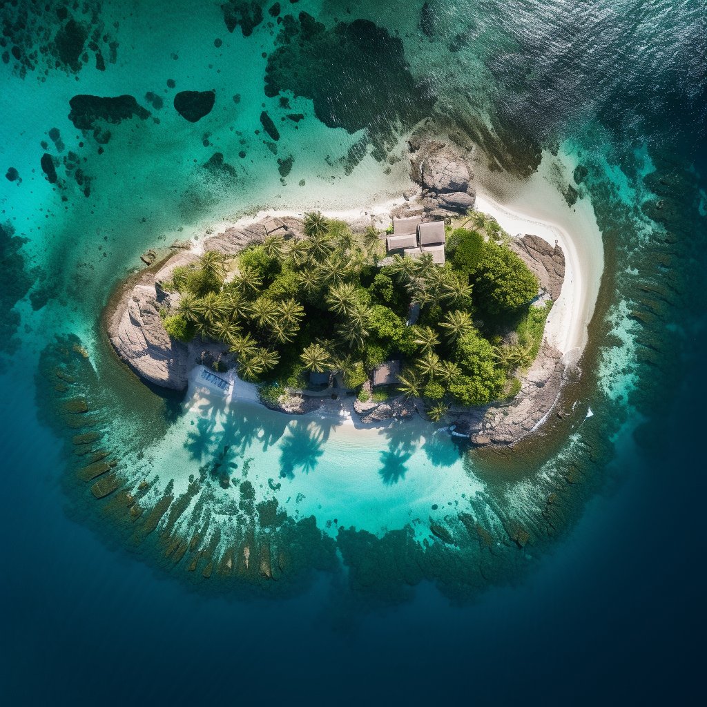 Breathtaking Island Aerial Views