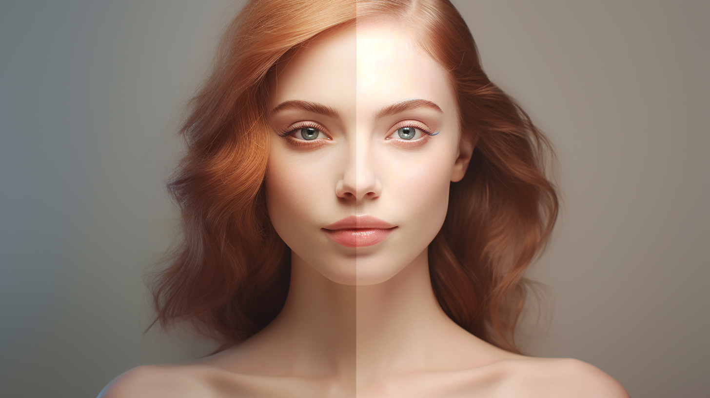 Illustration showcasing the transformation and inner beauty with Isolate Protein