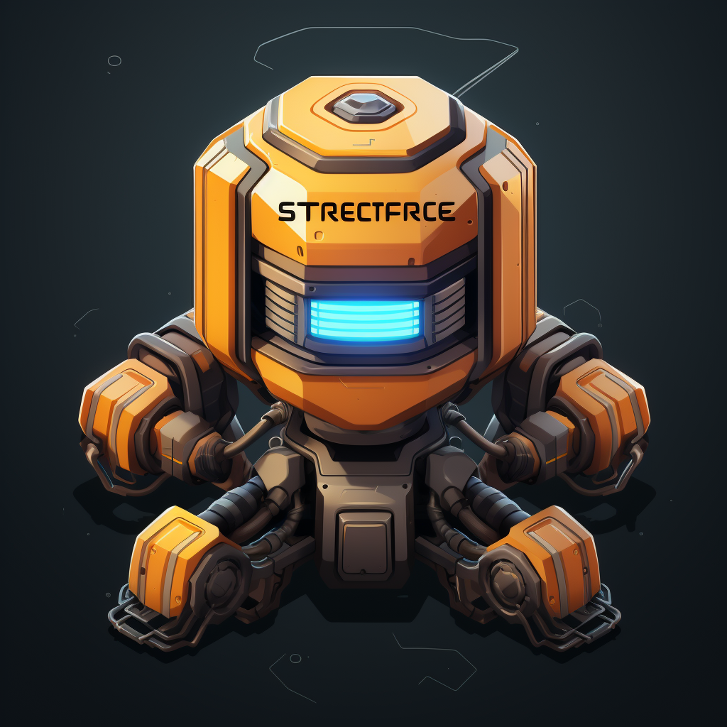 Isometric Droide Bot Tokenized Icon