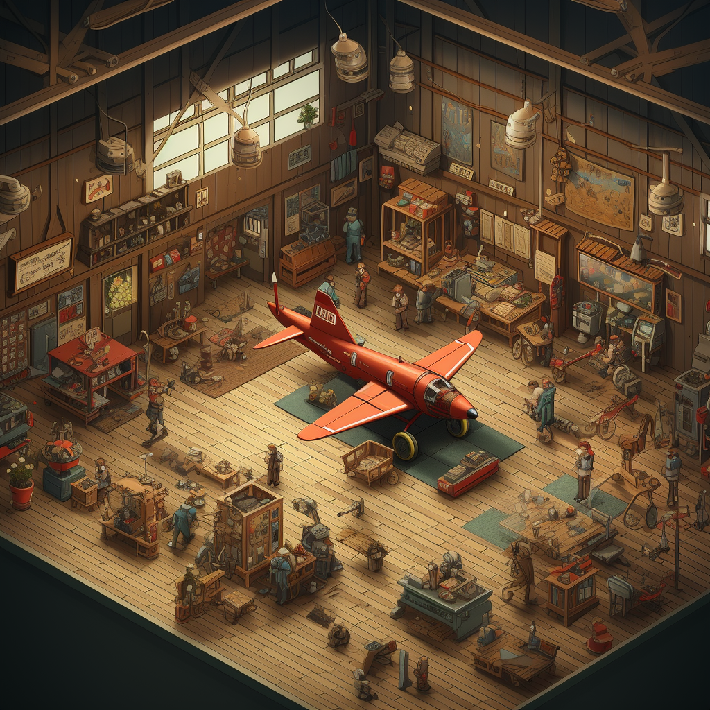 Fighter Airplane Workshop 1900s Design