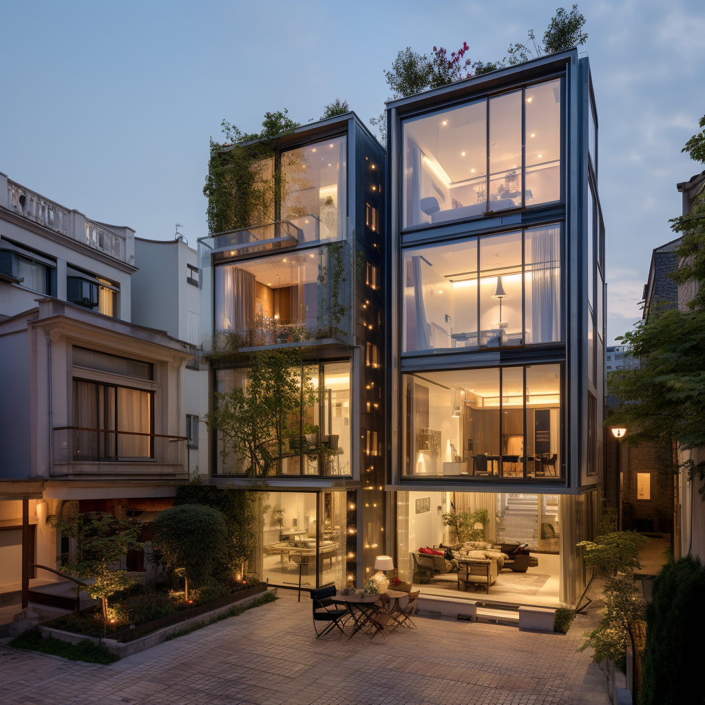 Spacious home office building in Istanbul