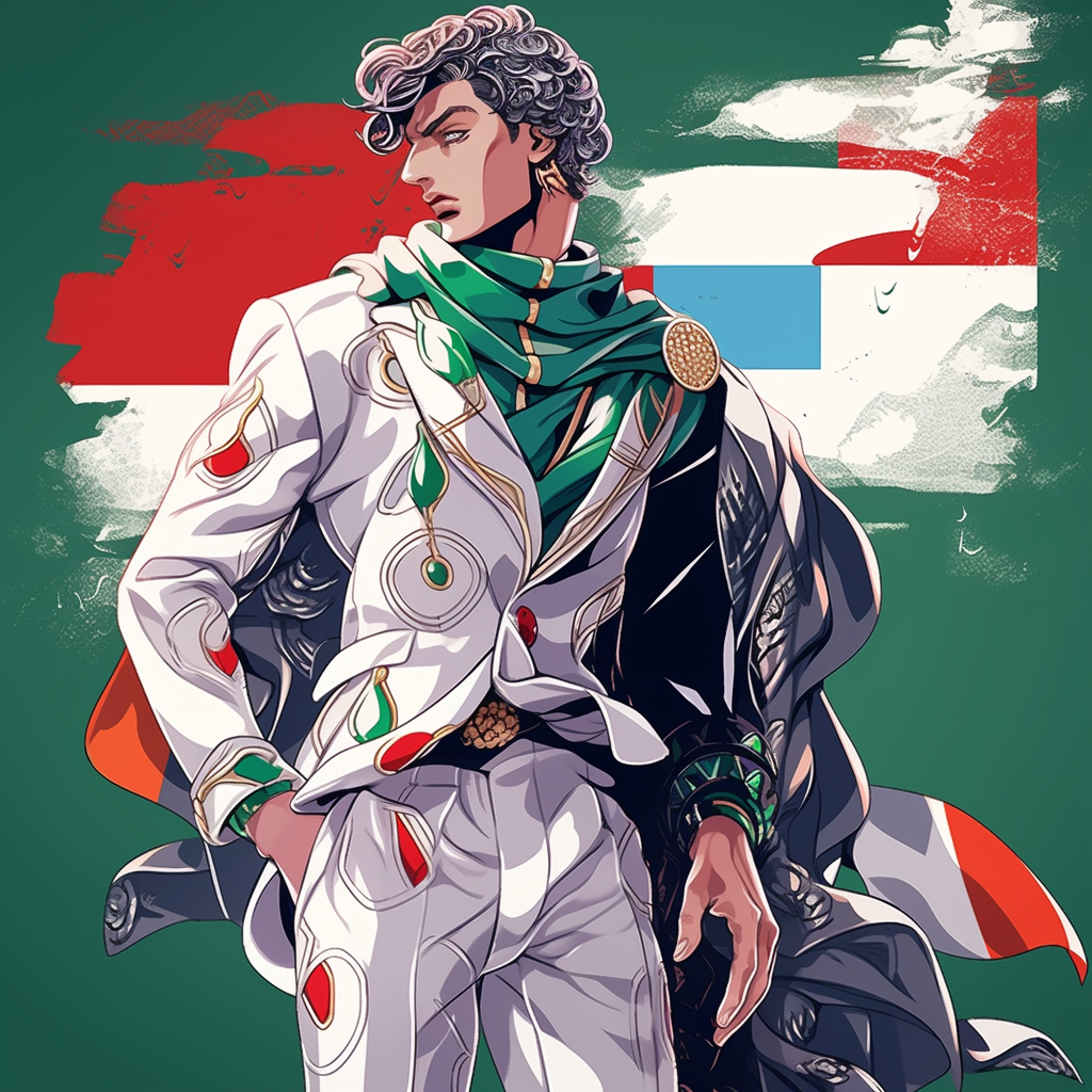 Italian character from Jojo's Bizarre Adventure