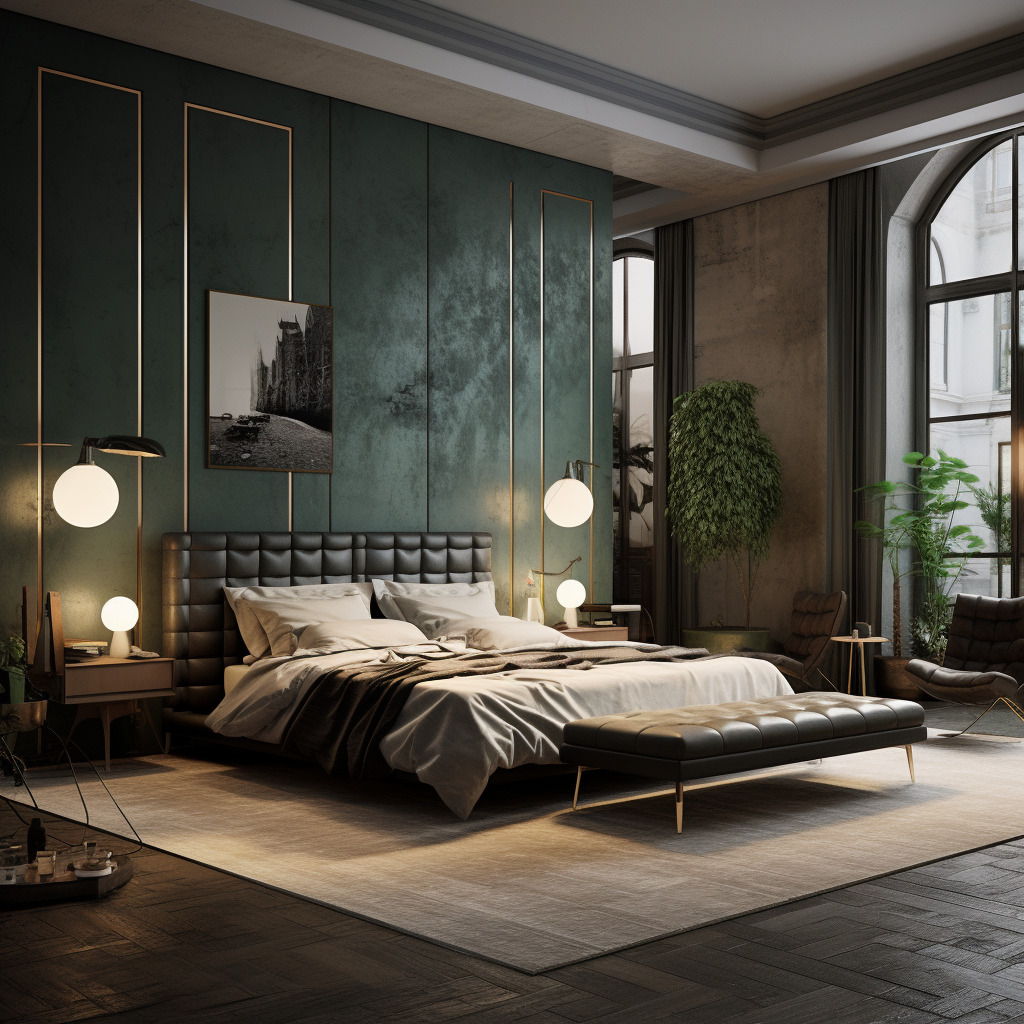 Italian Mafia Inspired Bedroom Design