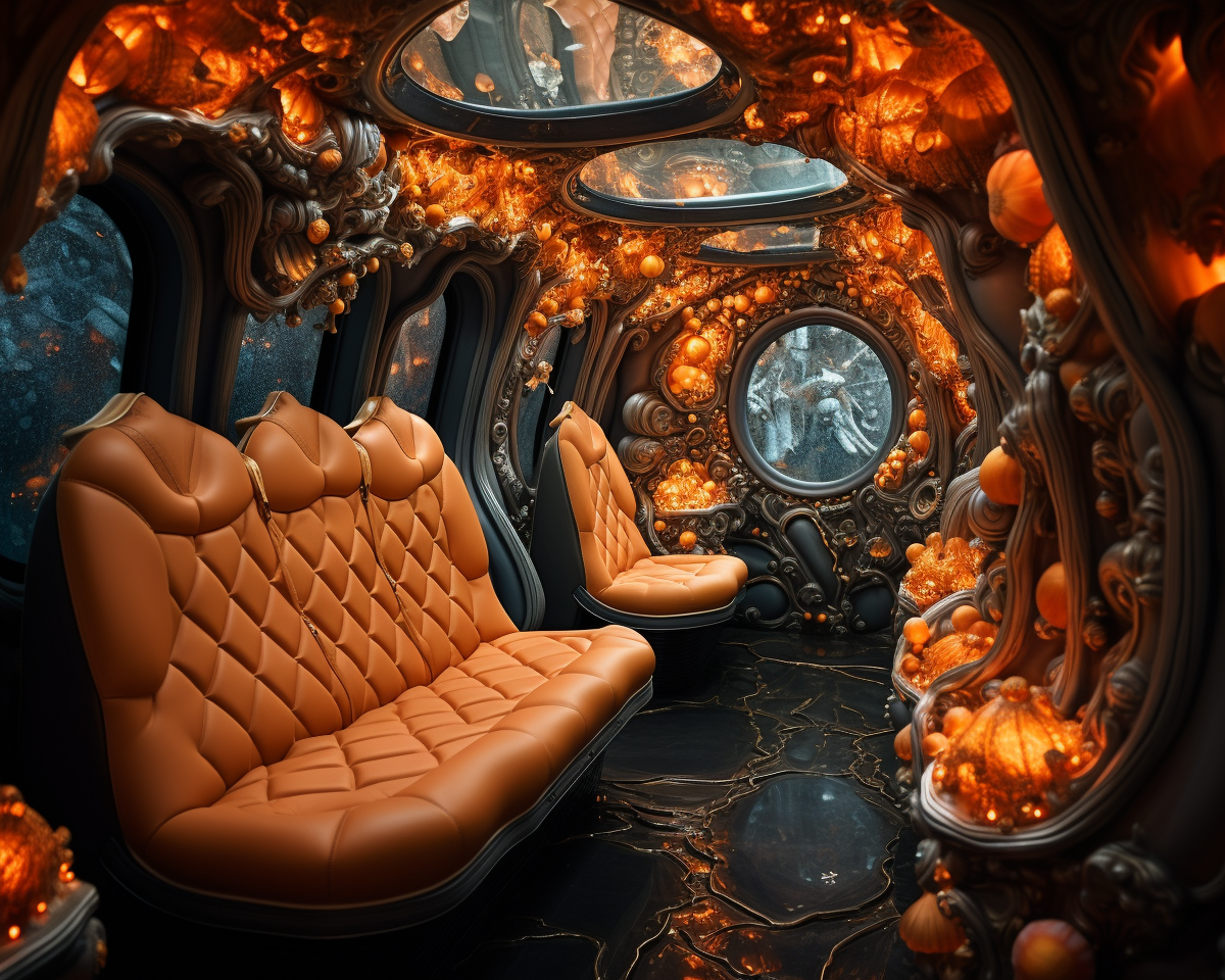 Luxury Baroque Bus Interior Design