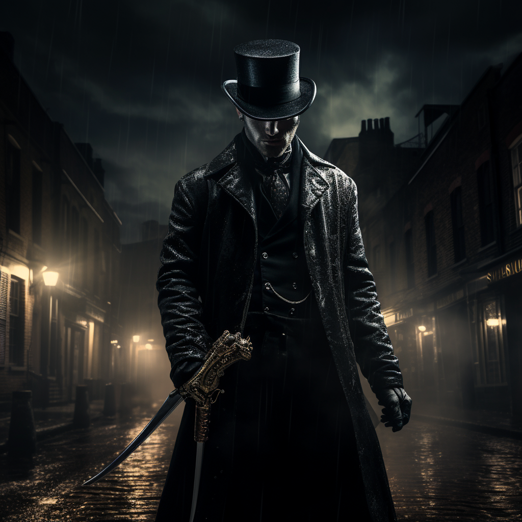 Realistic Jack the Ripper with Knife