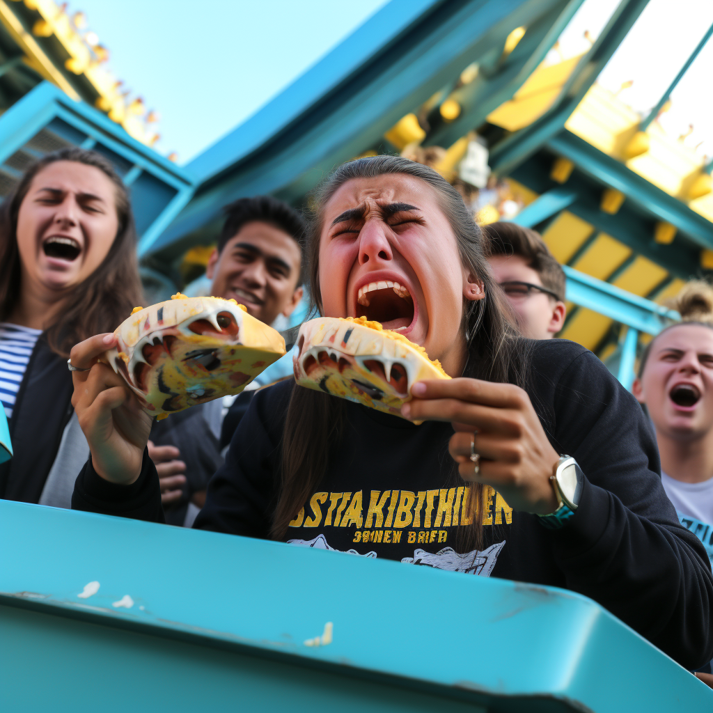 Jacksonville Jaguars Fans Enjoying Butter Delight