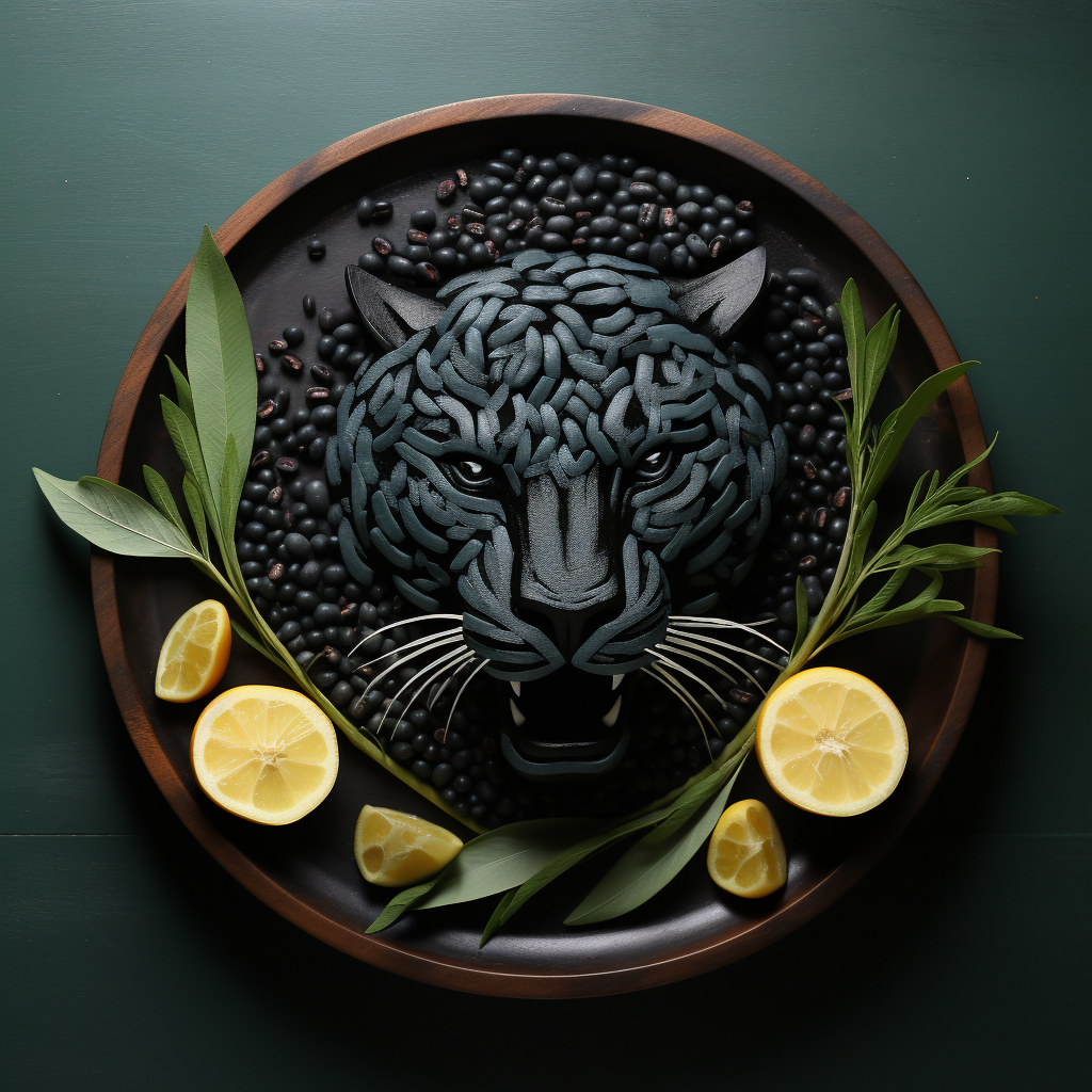 Food Recreation of Jaguars Logo