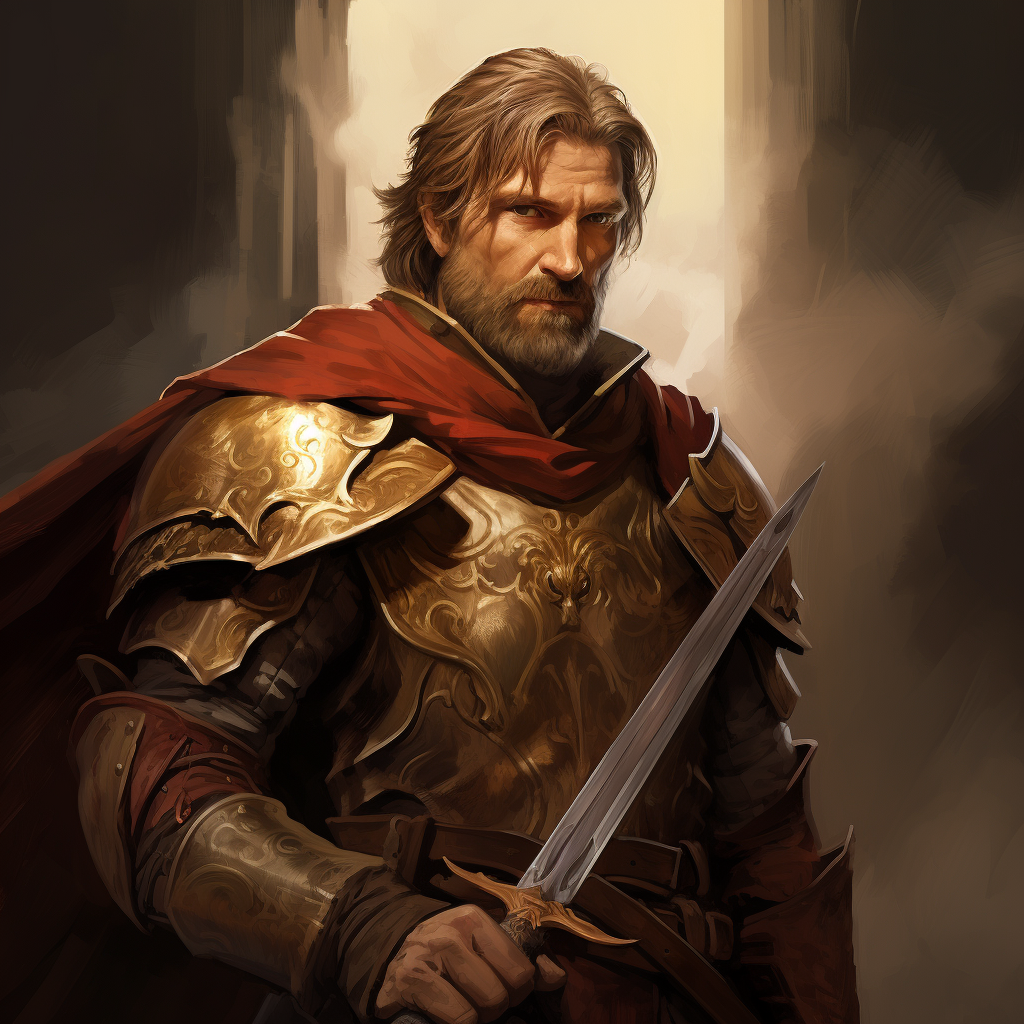 Jaime Lannister Gruff Hobbit Snapped Sword