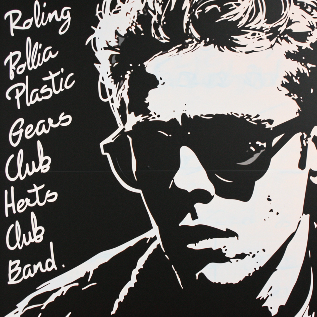 James Dean Silhouette Close Up