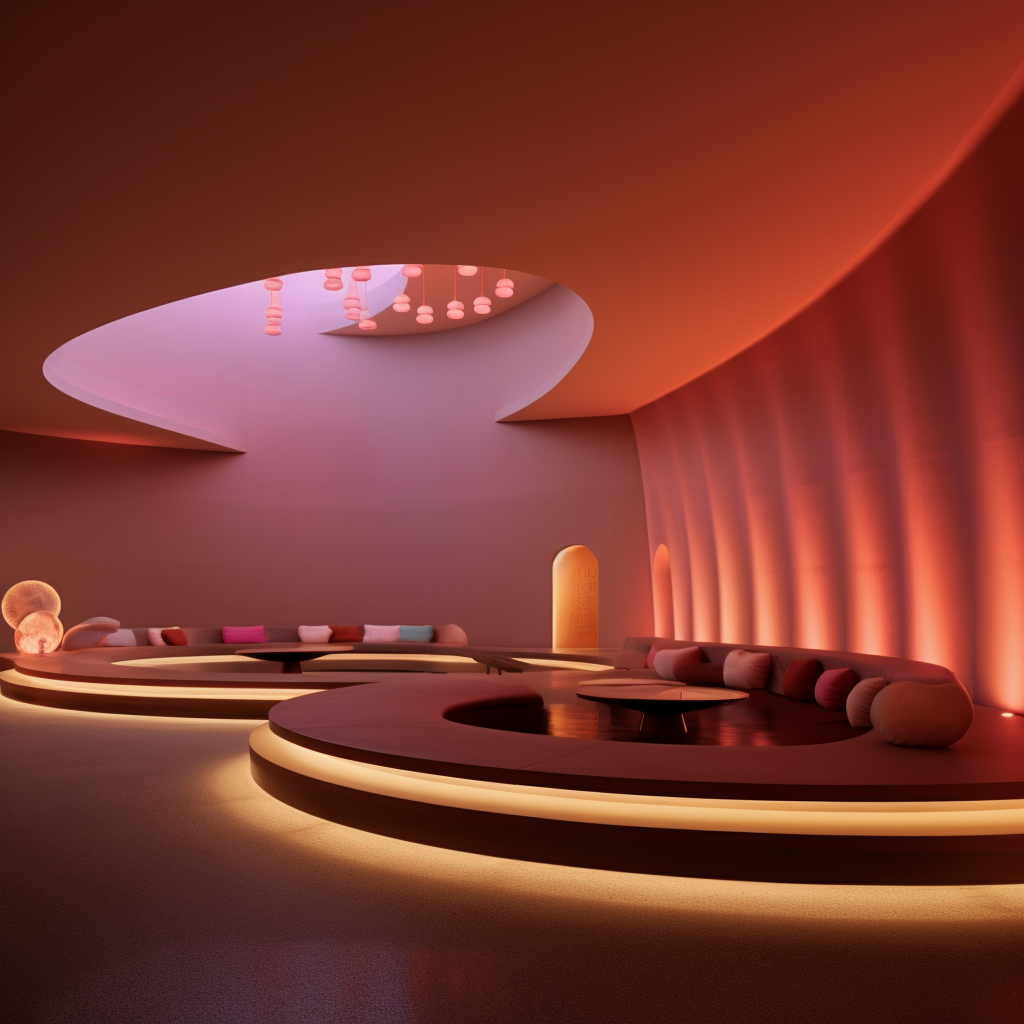 James Turrell inspired lobby design