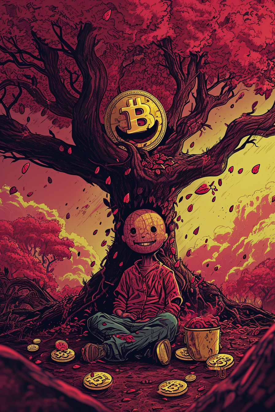 Jamie Diamon Bitcoin Emoji Tree