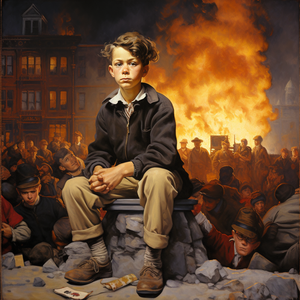 Norman Rockwell's January 6th Insurrection painting  ?