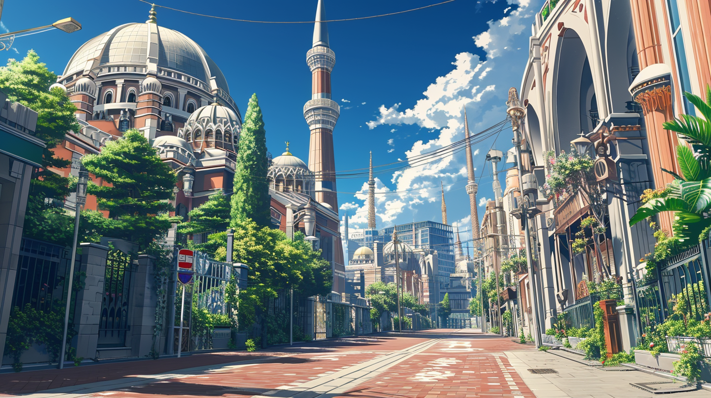 Anime Tokyo Islamic City Ultra Details