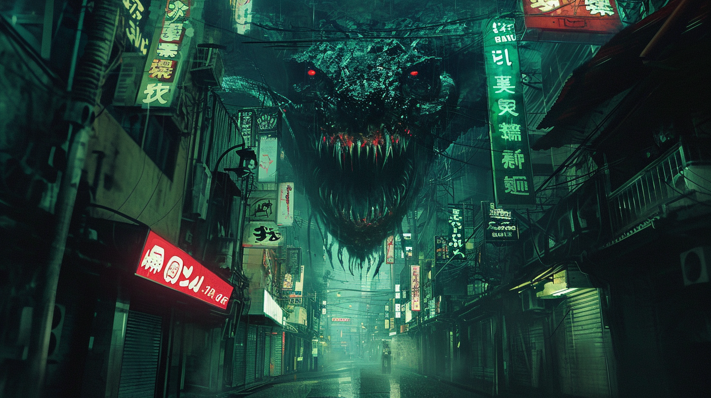 Japan Sci Fi Horror Art