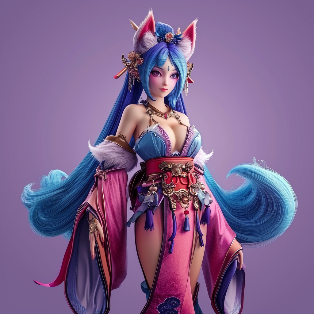 Japanese Empress Fox Girl Allure