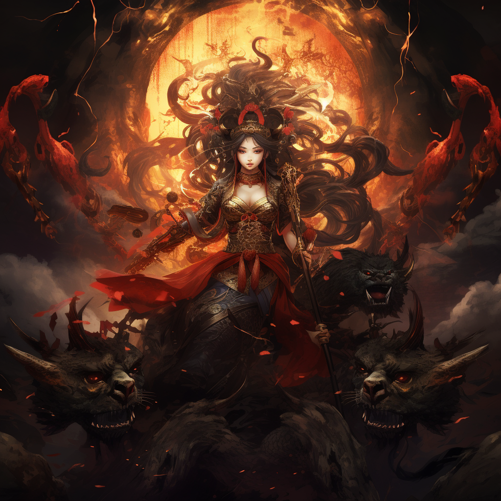 Japanese Mythology Anime Deity Image