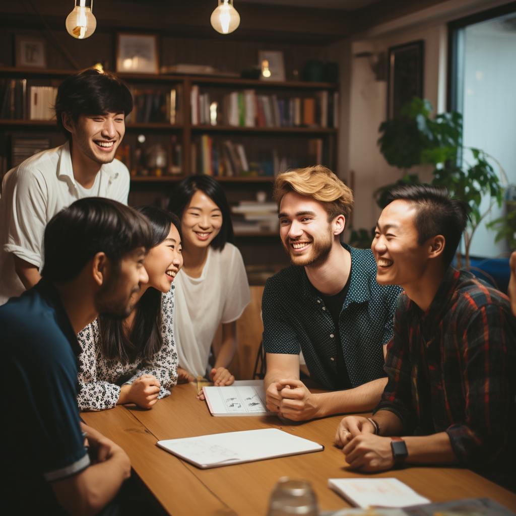 Japanese people learning English