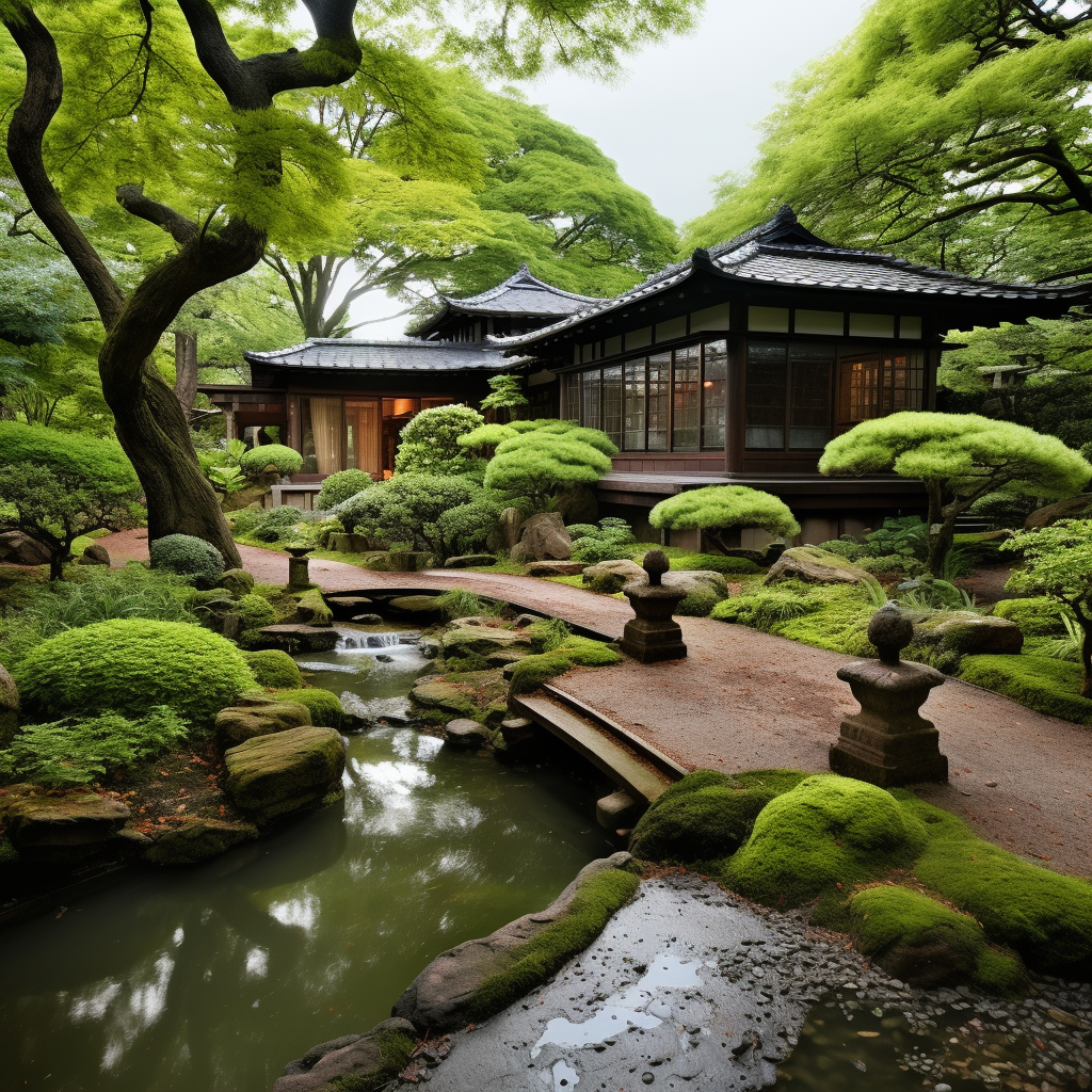 Beautiful Japanese Style Garden