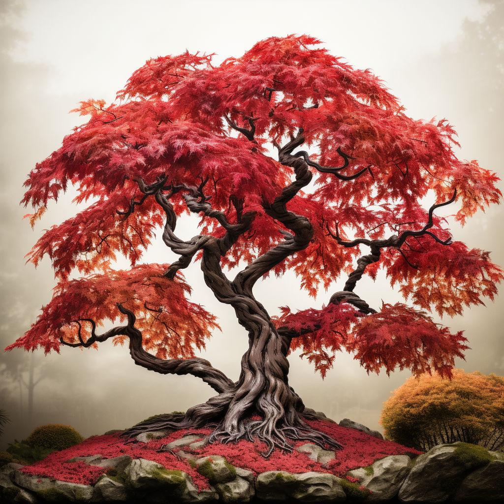 Beautiful Japanese Maple in Autumn