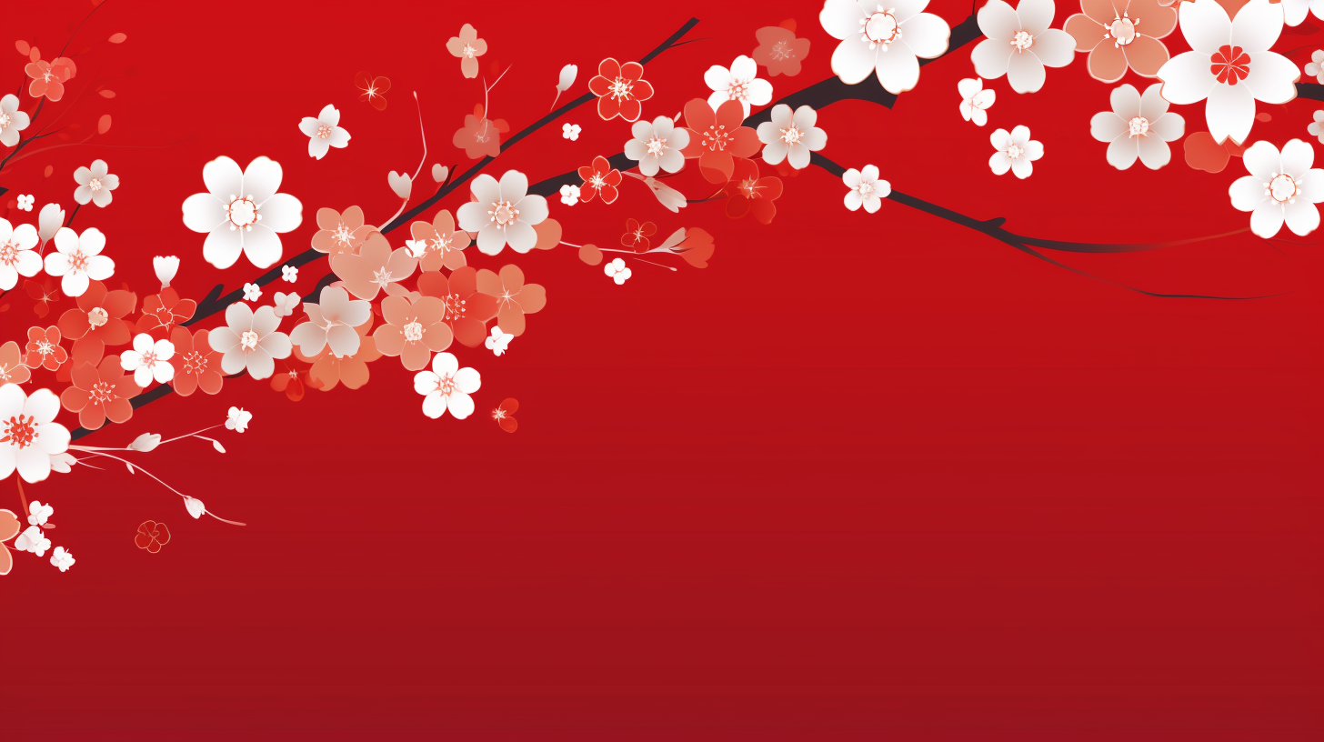 Traditional Japanese New Year flower decoration