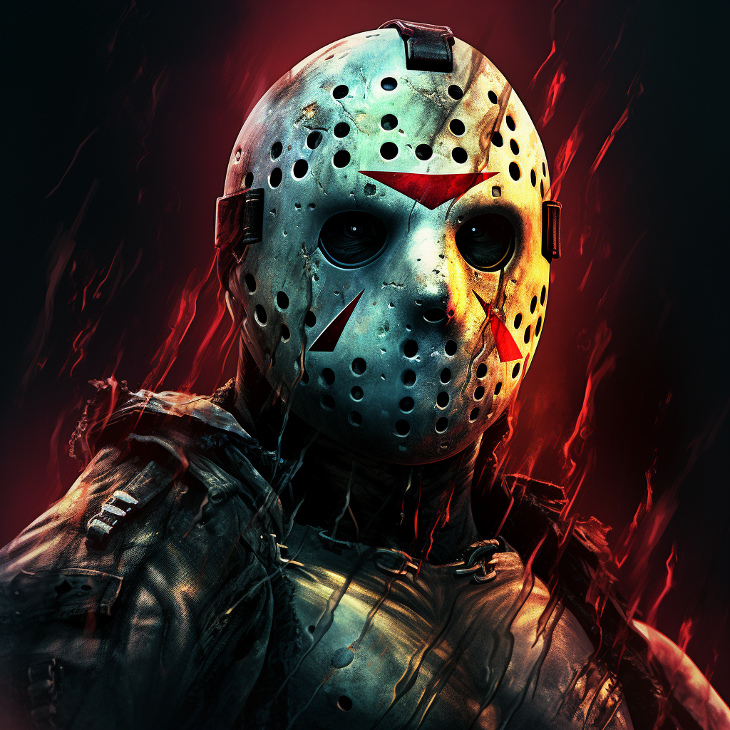 Retro Jason Friday 13th Poster