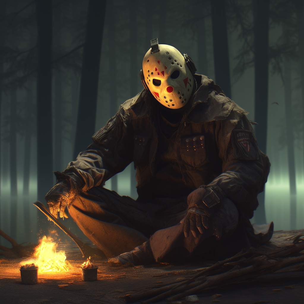 Chilling Jason Voorhees on Friday the 13th