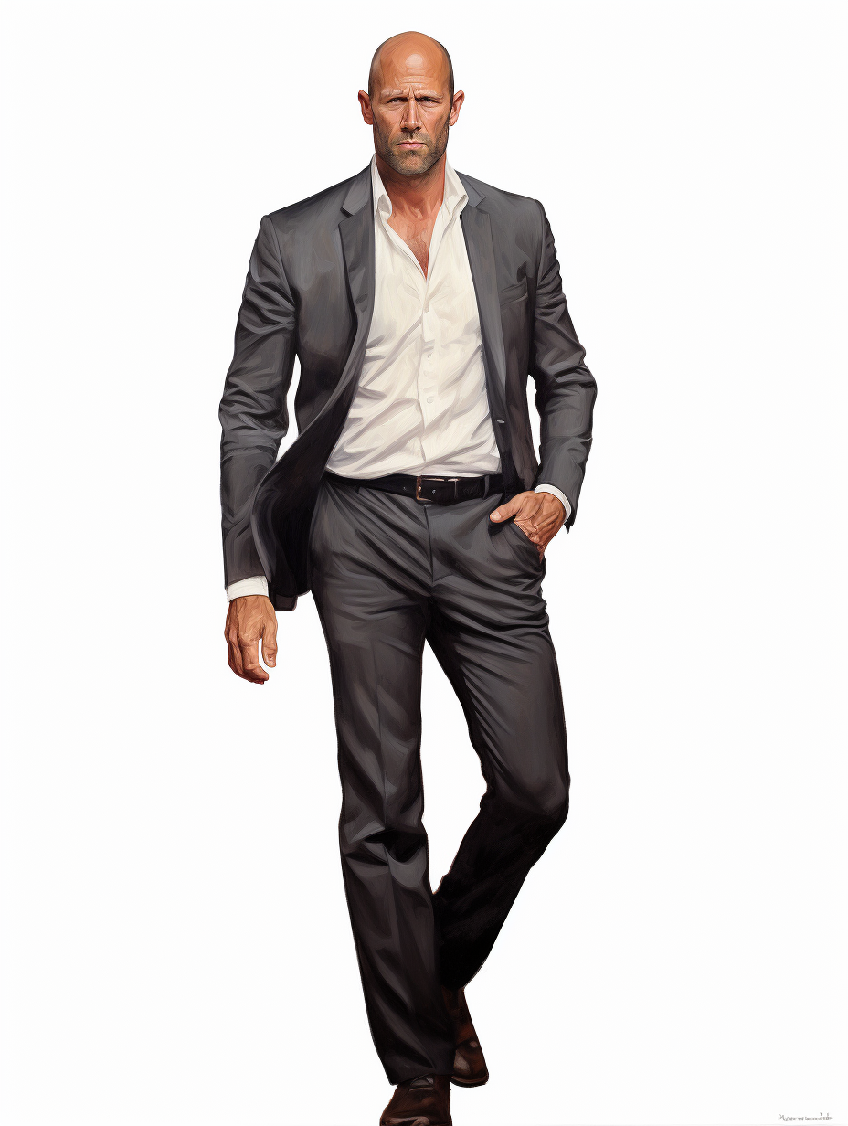 Jason Statham in Oil Painting Style