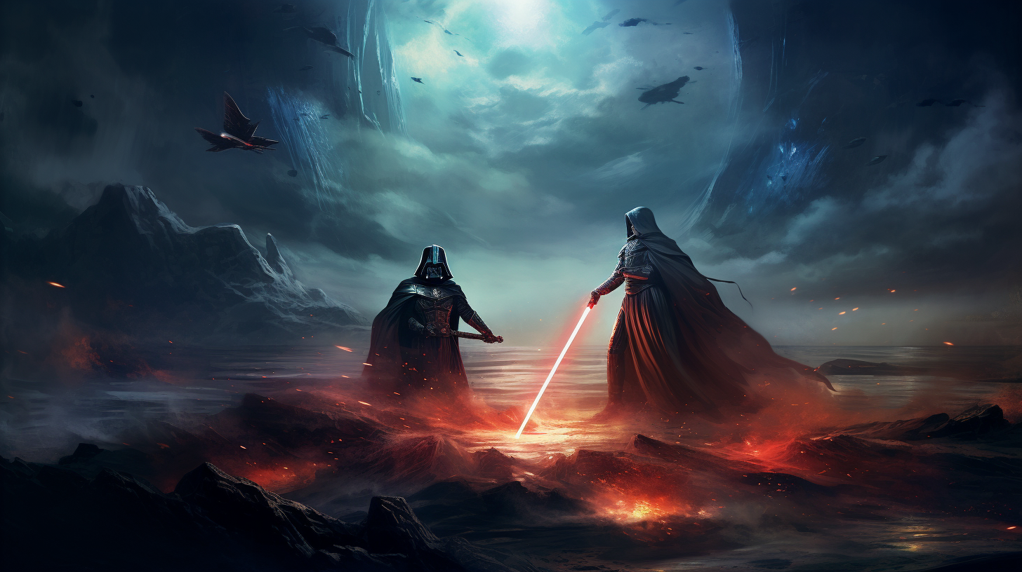 Intense Jedi vs Sith Battle on Baren Planet