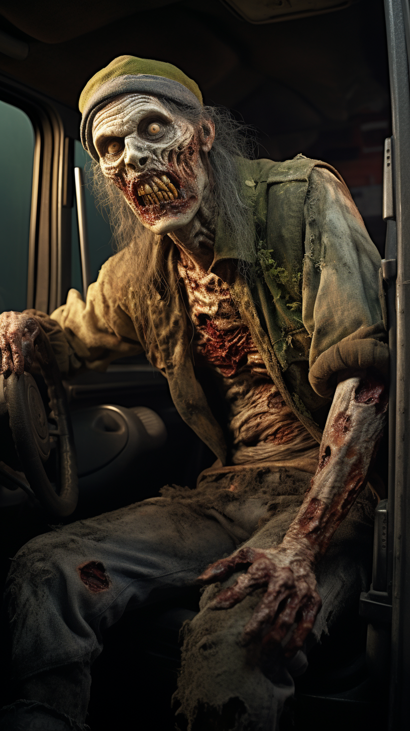 Zombie jeepney driver on the loose