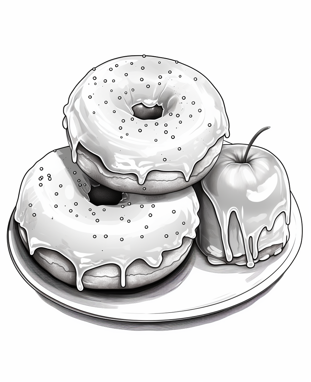 Jelly-Filled Donuts Illustration