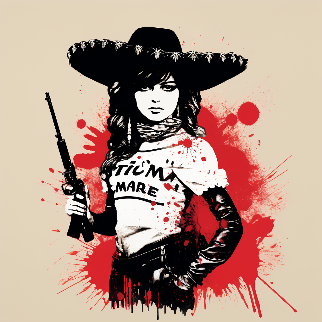 Jenni Rivera T-Shirt Design Bansky Style