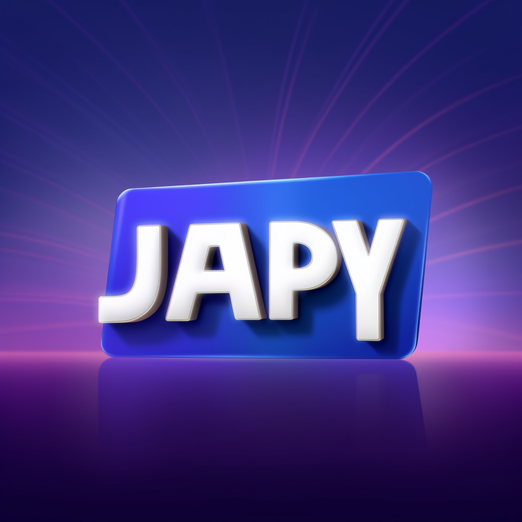 JOPARDY  logo with excitement