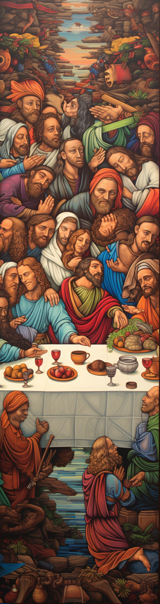 Waldo in Last Supper painting